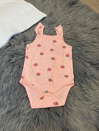 Dievčenské body s jahodami so cute (80), 80