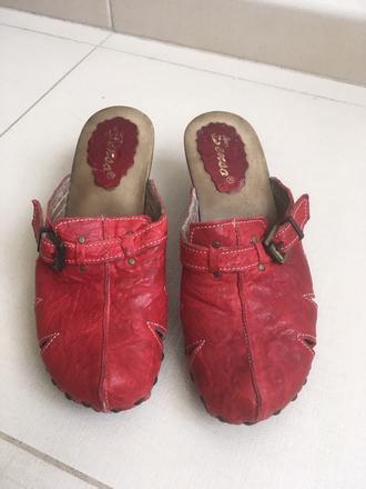 Kožené dreváky veľ.38, 38