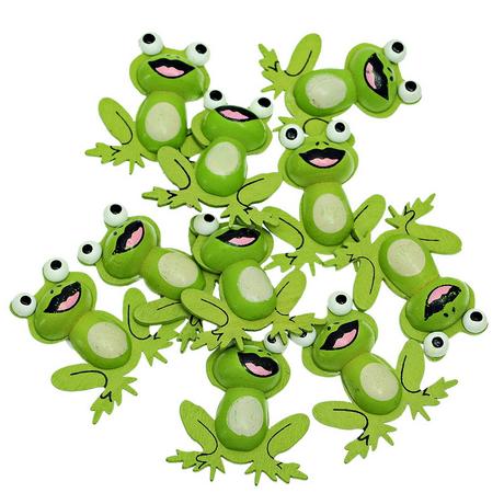 Drevená aplikácia žabka , 