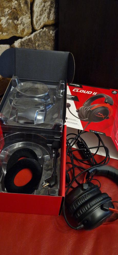 Hyperx cloud ii .herný headset -slúchadlá, 