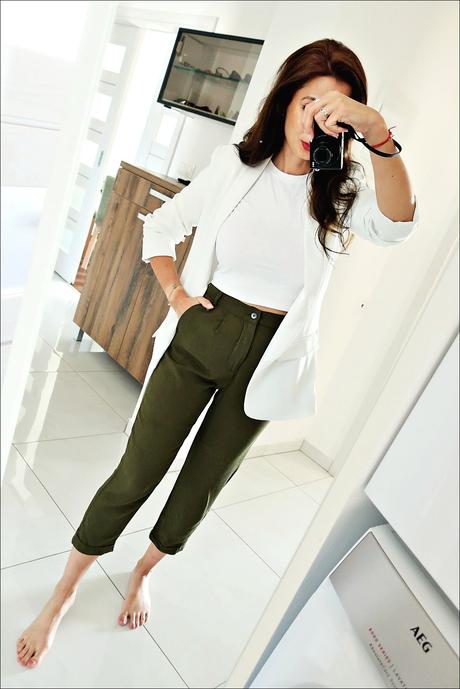 Letné khaki nohavice zara, zara,xs