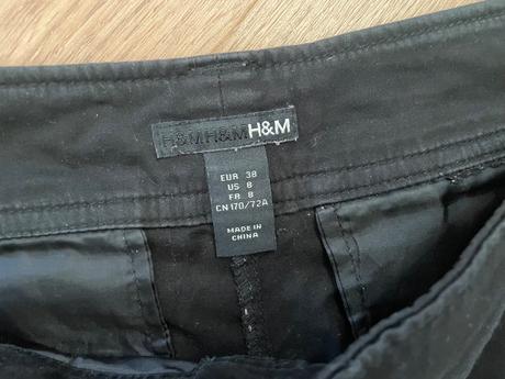 Cierne kratasy hm, h&m,38