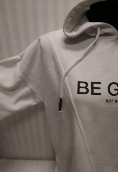 Dámska biela mikina s kapucňou be good, takko, xxl