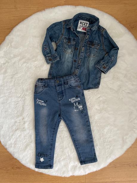 Set košeľa a rifle, next,86