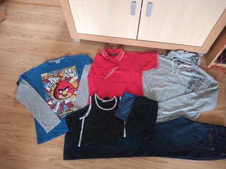 Balík oblečenia vel.164/170 pre chlapca super stav, 158–170