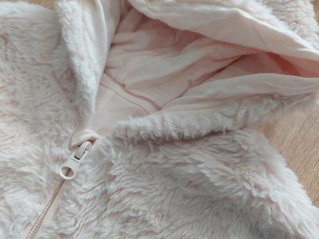 Teplý plyšový zimušný overal "jednorožec" veľ.74, marks & spencer,74