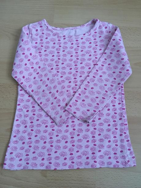 Ruzove tricko s motylikmi c&a, c&a,104