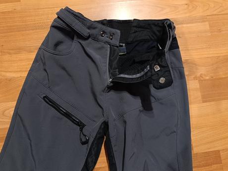 Softshellové turistické husky nohavice zateplené, husky,152