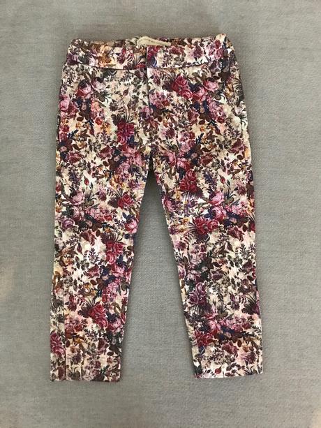 Nohavice kvetinove zara, zara,104