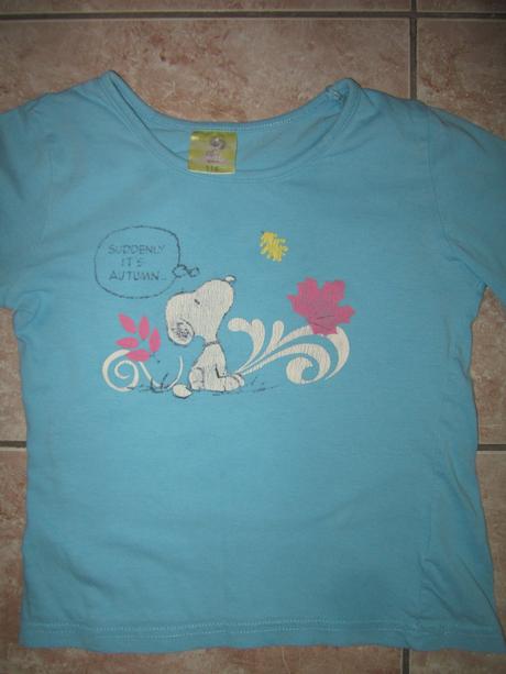 Tricko snoopy vel. 116, 116