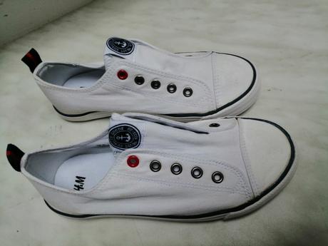 Tenisky pre chlapcov chlapcov biele h&m vel. 33, h&m,33