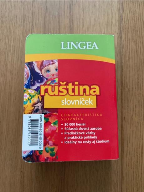 Kniha lingea ruština slovníček, 