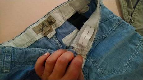 Kraťasy rifľové 116/122, h&m,116