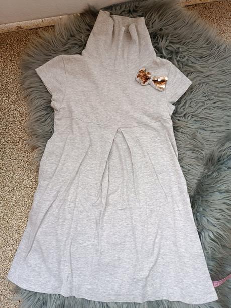 Šaty terranova s mašličkou veľ. 128/134, terranova,128