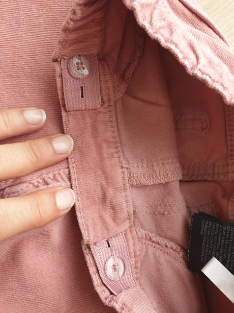 Manchesterové nohavice h&m 110, h&m,110