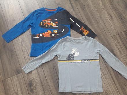 Chlapčenské tričká s dlhým rukávom(2ks), 116