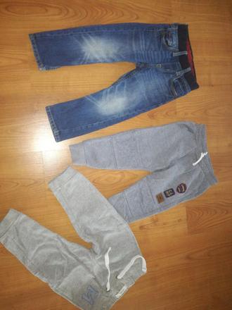 Rifle plus 2x stylove teplaky, h&m,98