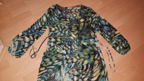 Priehľadné šaty/tunika, m&co,38