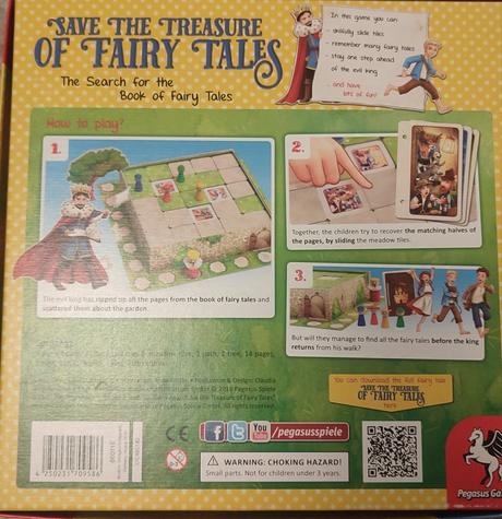 Spoločenská hra - zachráň poklad rozpravky, 