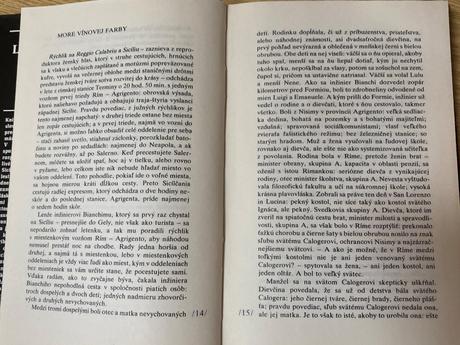 Kniha- more vínovej farby- l. sciascia, 