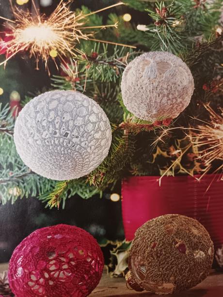 Vianočné háčkované gule, 
