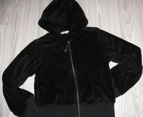 Hunatá mikina-prechodná teddy bunda, marks & spencer,140