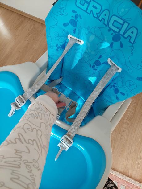 Detská jedálenská stolička gracia 2v1, 