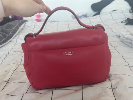 Kožená kabelka raulph laurent, ralph lauren