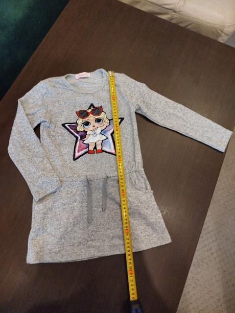 Šaty lol,svietia oči 128, 128