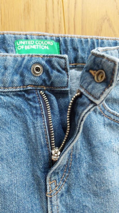 Rifľová sukňa benetton, benetton,122