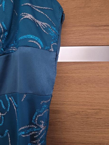 Spoločenské šaty č. 40 - tyrkysové, 40