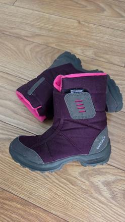 Detské nepremokavé snehule veľ.32 top stav, quechua,32