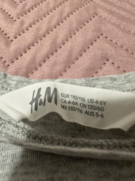 Dievčenské tričko, h&m,110