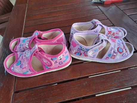 Papučky rak 29,5 cena spolu, 29