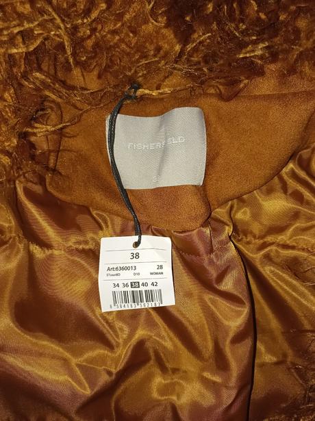 Kabátik z imitácie semišu veľ.38 gate, gate,38