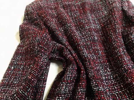 Luxusné buklé sako, xl