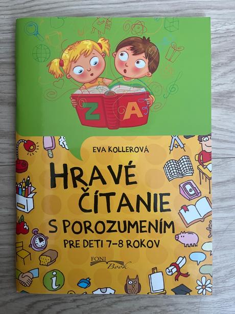 Kniha hravé čítanie s porozumením pre deti 7-8roko,
