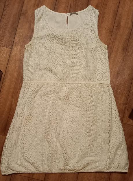 Biele čipkované šaty orsay vel.40/42 top stav, orsay,42