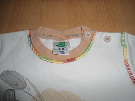 Bielo - hnede tricko, 92