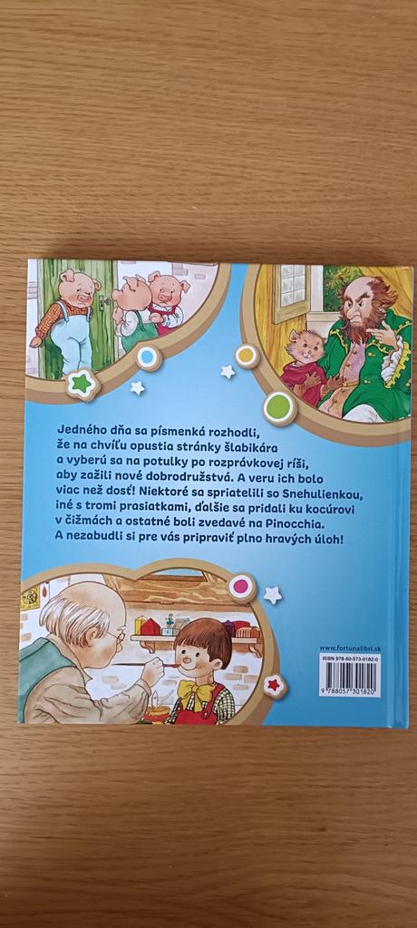 Kniha - rozprávkový šlabikár, 