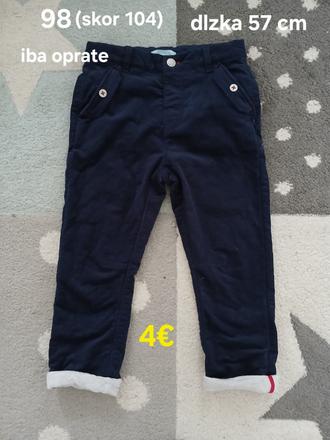Zateplene nohavice 104, 104
