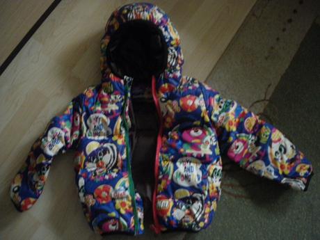 Zimná páperová bunda, 3 - 4 r., 104