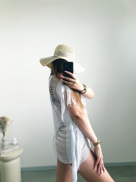 Tunika na plavky uni, 