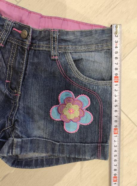 Predám dievčenské riflové kraťasy, topolino,122