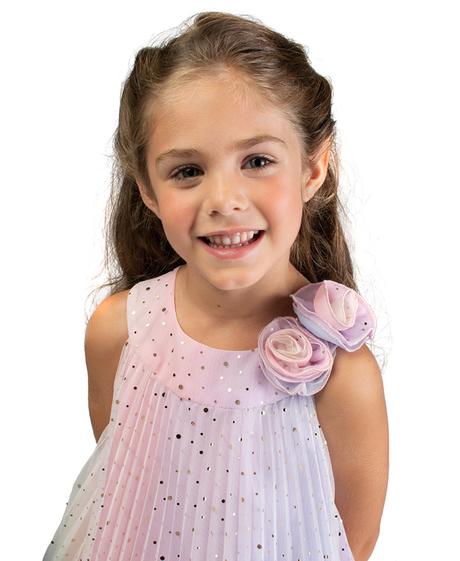 Dúhové plisované šaty bonnie jean usa, bonnie jean,86 / 92 / 98 / 122 / 128