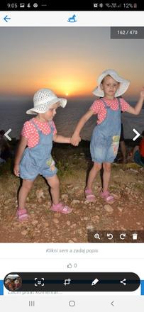 Nádherný 3-komplet s dievčatkom na 3-6r., next,110