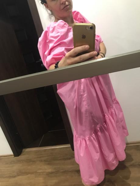 Volanove šaty h&m, h&m,m