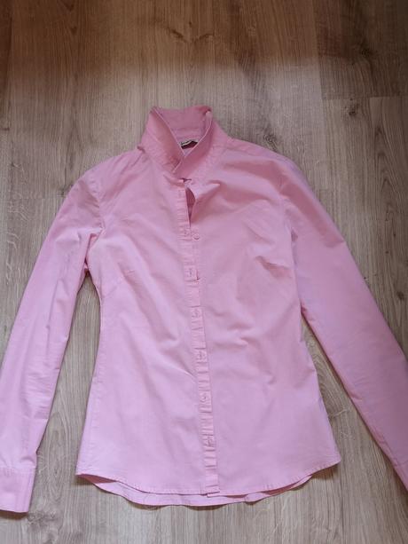 Ružová košeľa, stradivarius,s
