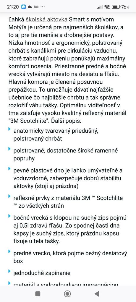 Školská taška, 