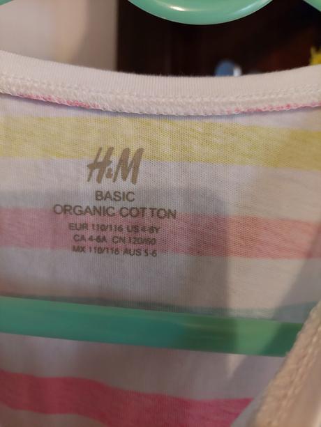 Šaty značky h&m - veľkosť 110/116, h&m,116